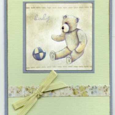 Teddy Baby Card