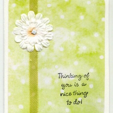 Pastel Thinking of You card
