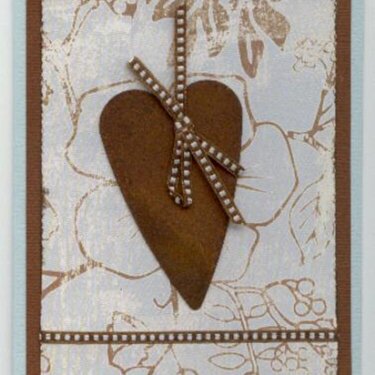 Heart notecard