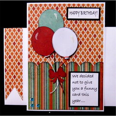 Balloons Birthday Card