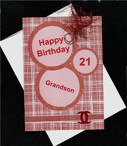 Birthday Grandson 21 card