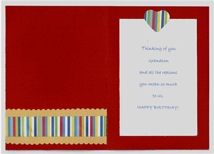 Stripe Birthday Card (inside)