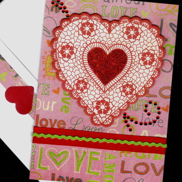 Big Red Heart Valentine Card