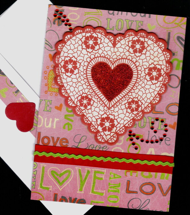 Big Red Heart Valentine Card