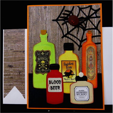 Bottles 05 Halloween Card