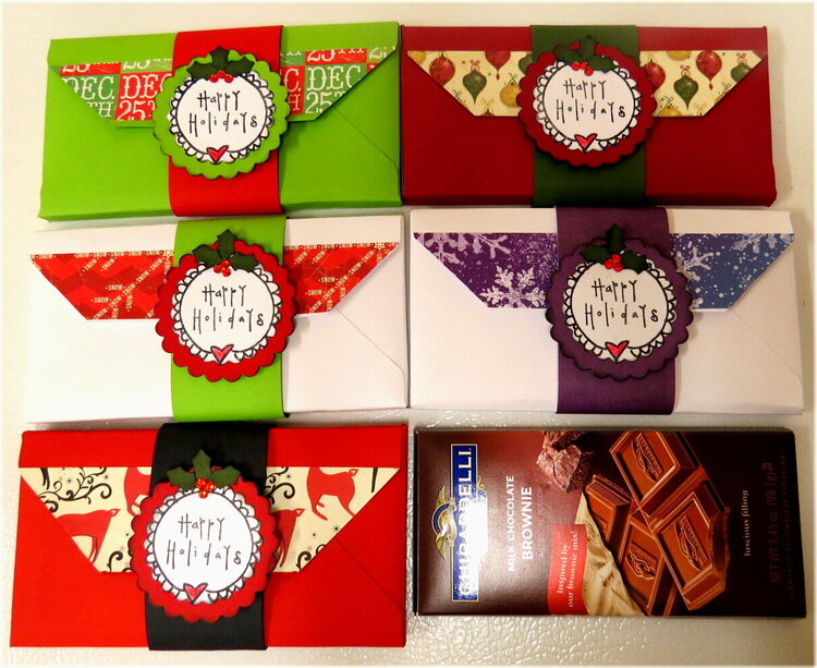 Box Envelopes for Ghirardelli Chocolate Bars 01