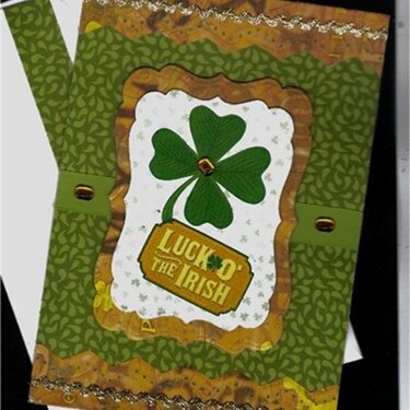 Clover Luck &#039;O the Irish St. Patrick&#039;s Day card