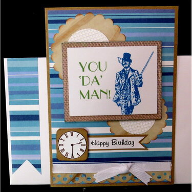 Da Man Birthday Card