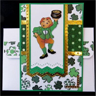 Dancing Leprechaun St. Patrick&#039;s Day Card