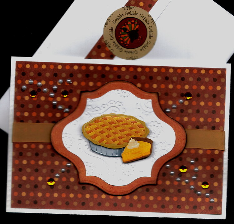 Dots And Pie Thanksgiving Card