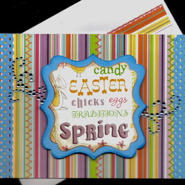 Easter Spring Words Easter Card