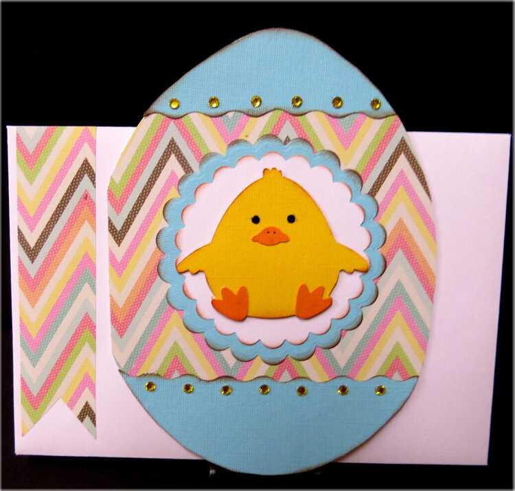 Egg Chick Easter Card