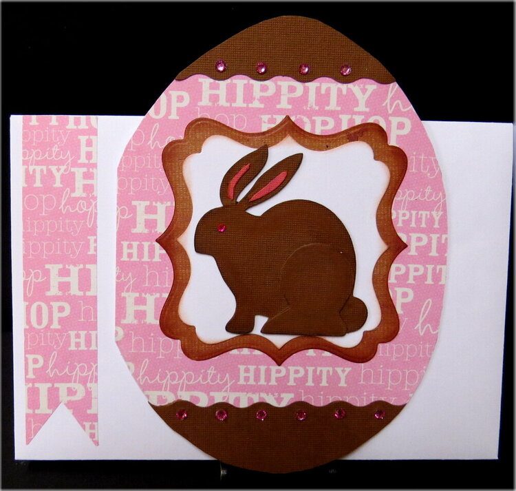 Egg Rabbit Easter Card