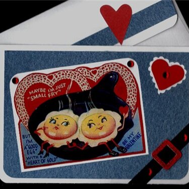 Eggs in Frying Pan Valentine