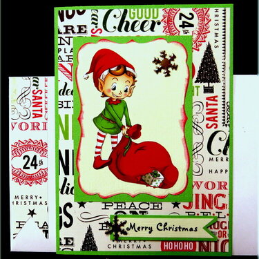 Elf Christmas Card 02
