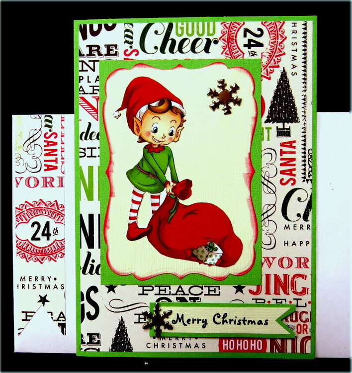 Elf Christmas Card 02