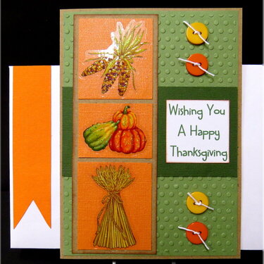 Fall Items Thanksgiving Card
