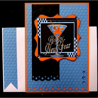 Fish In Glass New Years Card