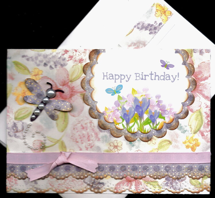 Floral Birthday card