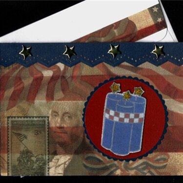George Washington 4th of July card