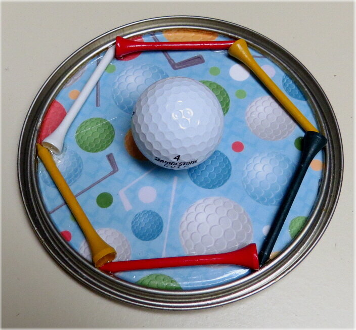 Golf Paint Can Top