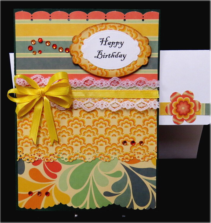Happy Birthday Paper Piecing Card