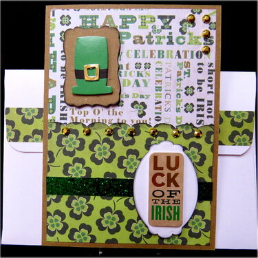Hat Luck of the Irish St. Patrick&#039;s Day Card