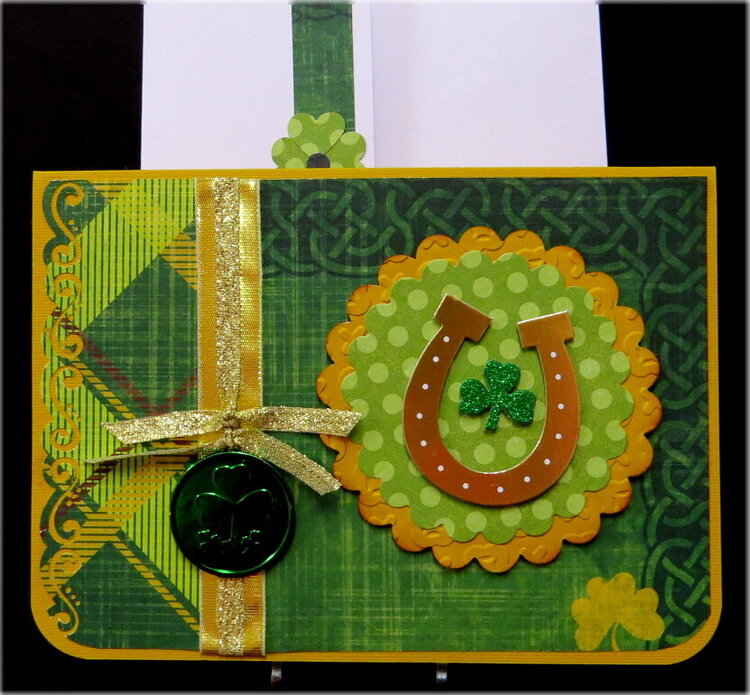 Horse Shoe St. Patrick&#039;s Day Card