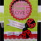 Lady Bugs Anniversary Card