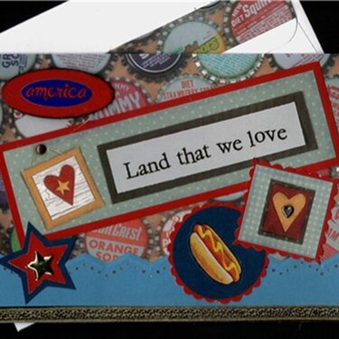 Land That We Love 4th of July card