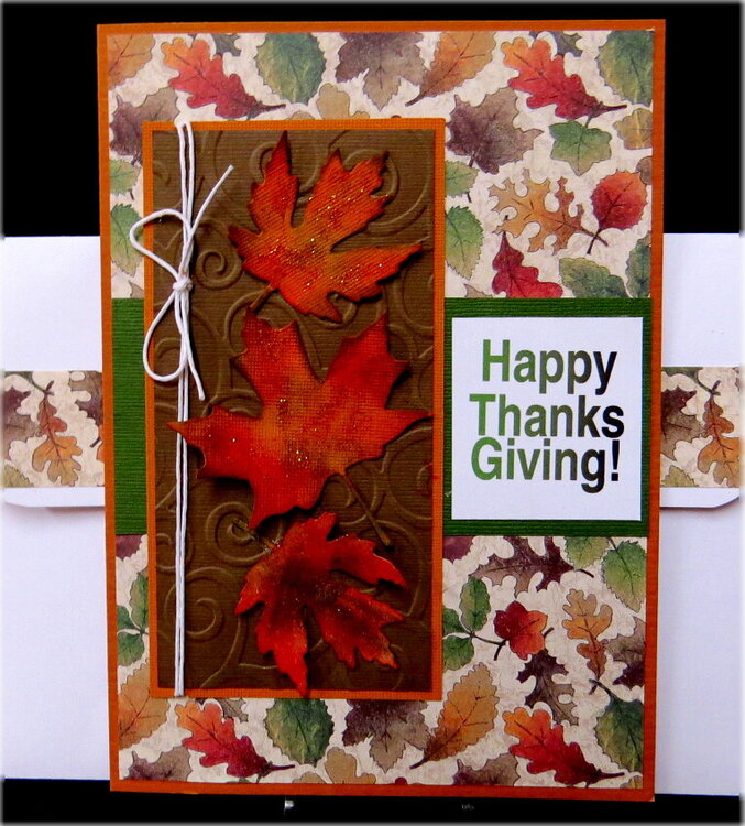 Leaves Thanksgiving Card