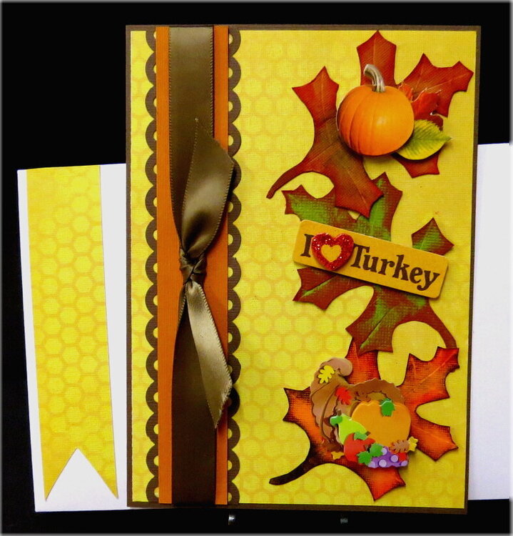 Leaves Yellow Thanksgiving Card