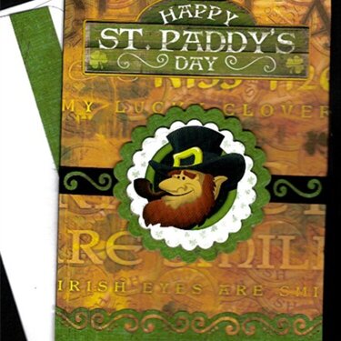 Leprechaun St. Patrick&#039;s Day card