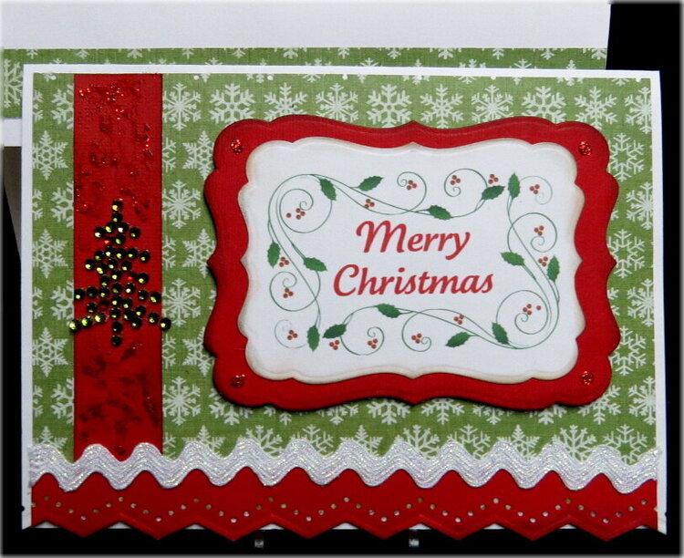 MerryChristmas Bling Tree Card