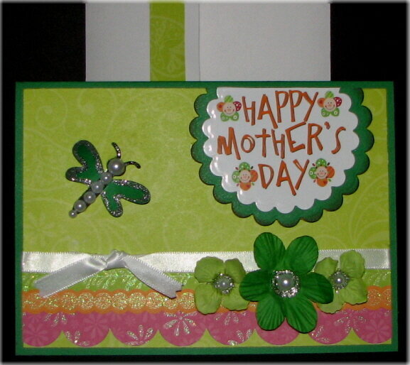 Mothers Day Dragonfly Card