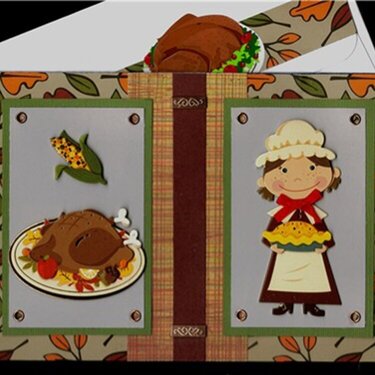 Pilgrim Women Thanksgiving card