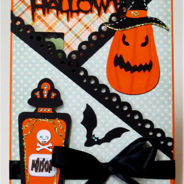 Poison Lg. Gate Fold Halloween Card