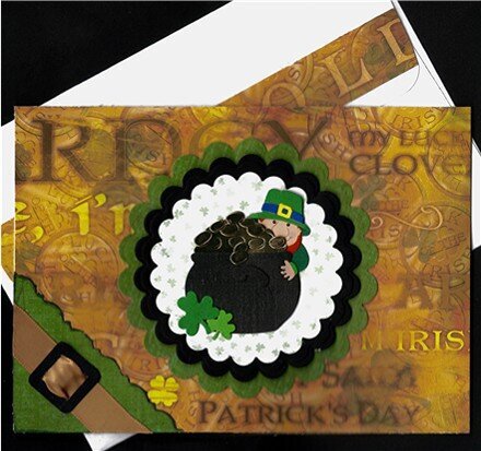 Pot of Gold St. Patricks&#039;s Day card