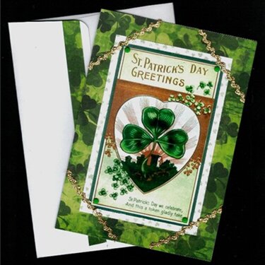 Shamrock St. Patrick&#039;s Day Card