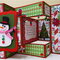 Snowman Shutter Fold Christmas Card Inside