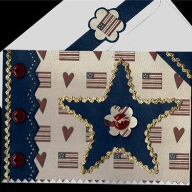 Star 4th Of July Card