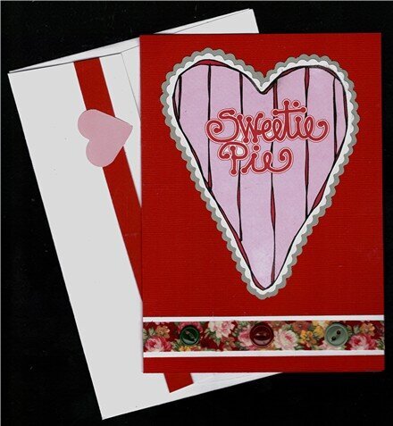 Sweetie Pie Heart Card