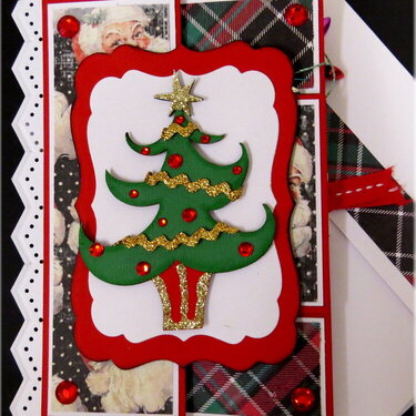 Tree Shutter Fold Christmas card