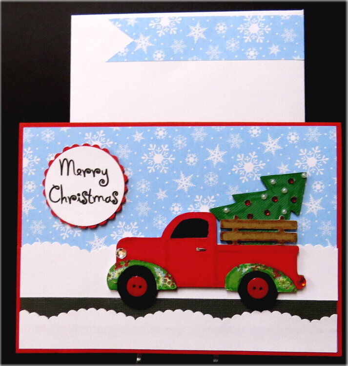 Truck Christmas Card