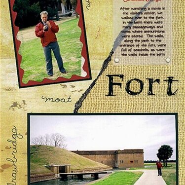 Fort Pulaski / Drawbridge / left side