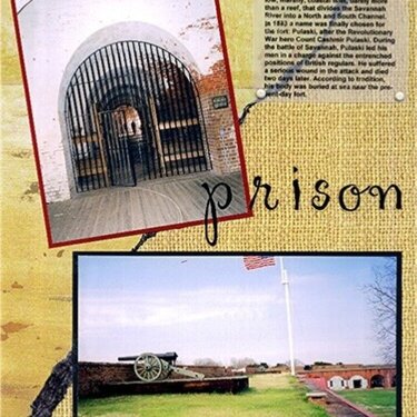 Fort Pulaski / Prison / left side