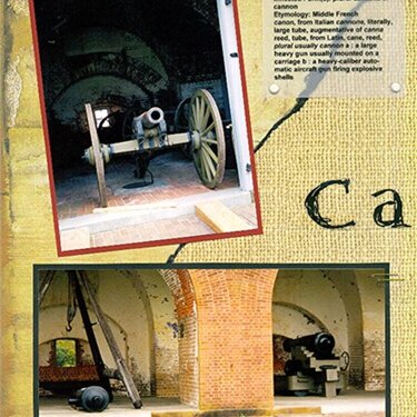 Fort Pulaski / Cannons / left side