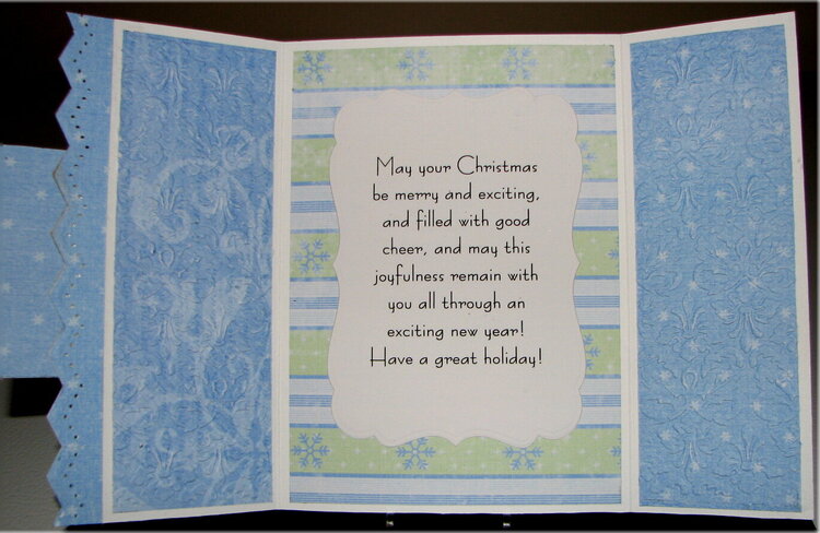 Visit With Santa Claus Card Inside