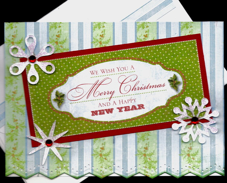 We Wish You A Merry Christmas And A Happy New Year Card