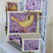 Yellow Bird Birthday TriFold Shutter Card view 2